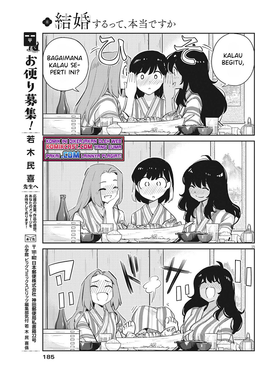 Kekkon Surutte, Hontou Desu ka? Chapter 65 Gambar 17